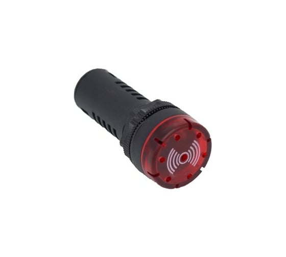 Изображение товара Сигнальная Свето-Звуковая Лампа ANDELI AD26B-22SM d22 мм Красная AC 220V Артикул ADL21-001