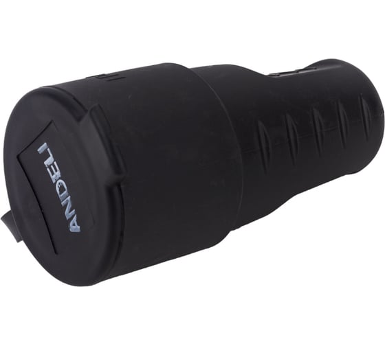 Изображение товара Переносная розетка с заглушкой ANDELI каучук AM-K02 2Р+РЕ 16А 220 В IP44 ADL13-062