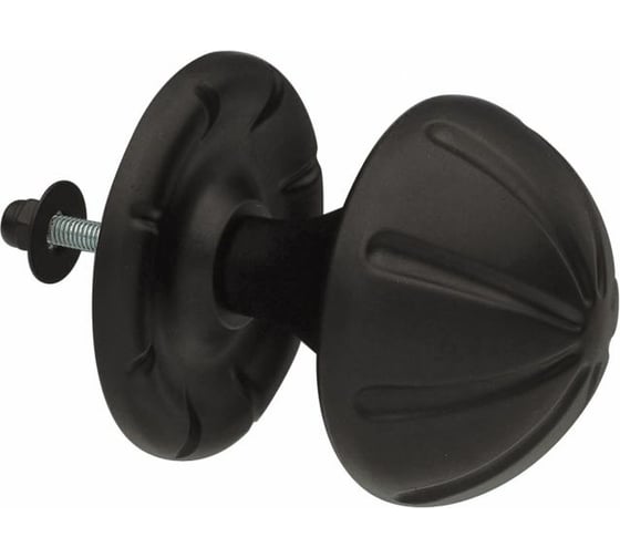 Изображение товара Дверная ручка-кнопка Amig черная 16 N