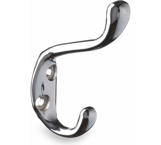 Изображение товара Мебельный крючок JET 586 двухрожковый, алюминий, хром CQ586A.002CP99