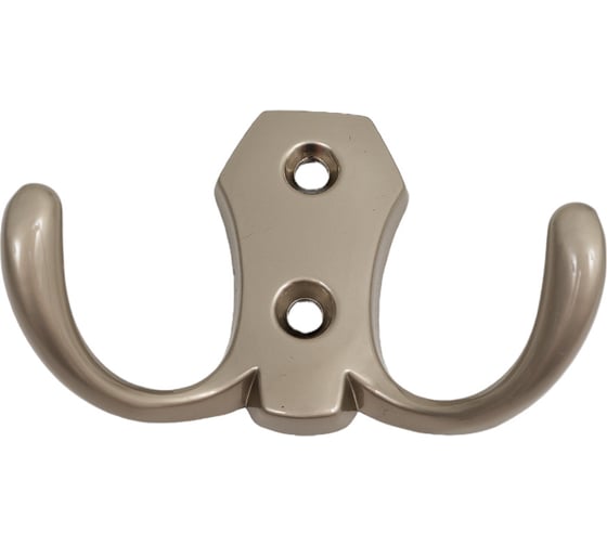 Изображение товара Мебельный крючок JET 585 двухрожковый, матовый никель CQ585Z.002NA99