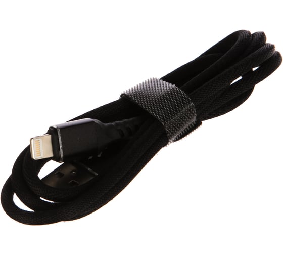 Изображение товара Кабель для iPhone PERFEO USB - 8 PIN Lightning черный длина 1 м. бокс I4316 30 013 264