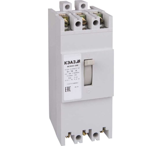 Изображение товара Автоматический выключатель КЭАЗ АЕ2056М-100-80А-10Iн-400AC-У3-104466