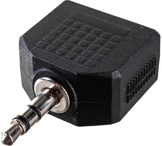 Изображение товара Переходник PERFEO Jack 3.5 мм вилка - 2xJack 3.5 мм розетка стерео-аудио A7008 30 005 010