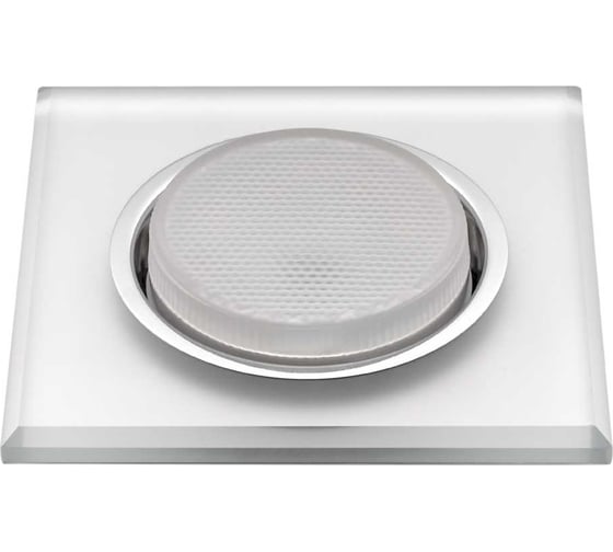 Изображение товара Светильник LightStandart Bohemia LED 53 6 75 декоративный, из ограненного стекла, со светодиодной подсветкой, GX53, молочно-белый IT8915