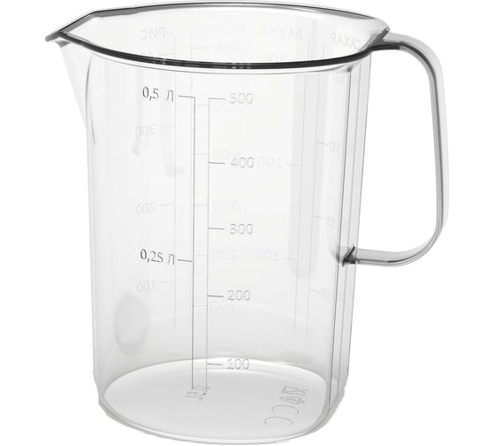 Изображение товара Мерная кружка Phibo 0.5 л, бесцветный 435228001