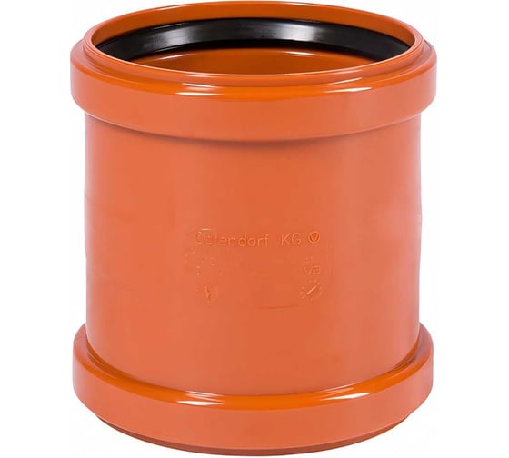 Изображение товара Двухраструбная муфта Ostendorf 160 для наружной канализации 222510