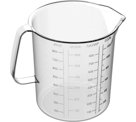 Изображение товара Мерная кружка Phibo 1 л, бесцветный 435228101