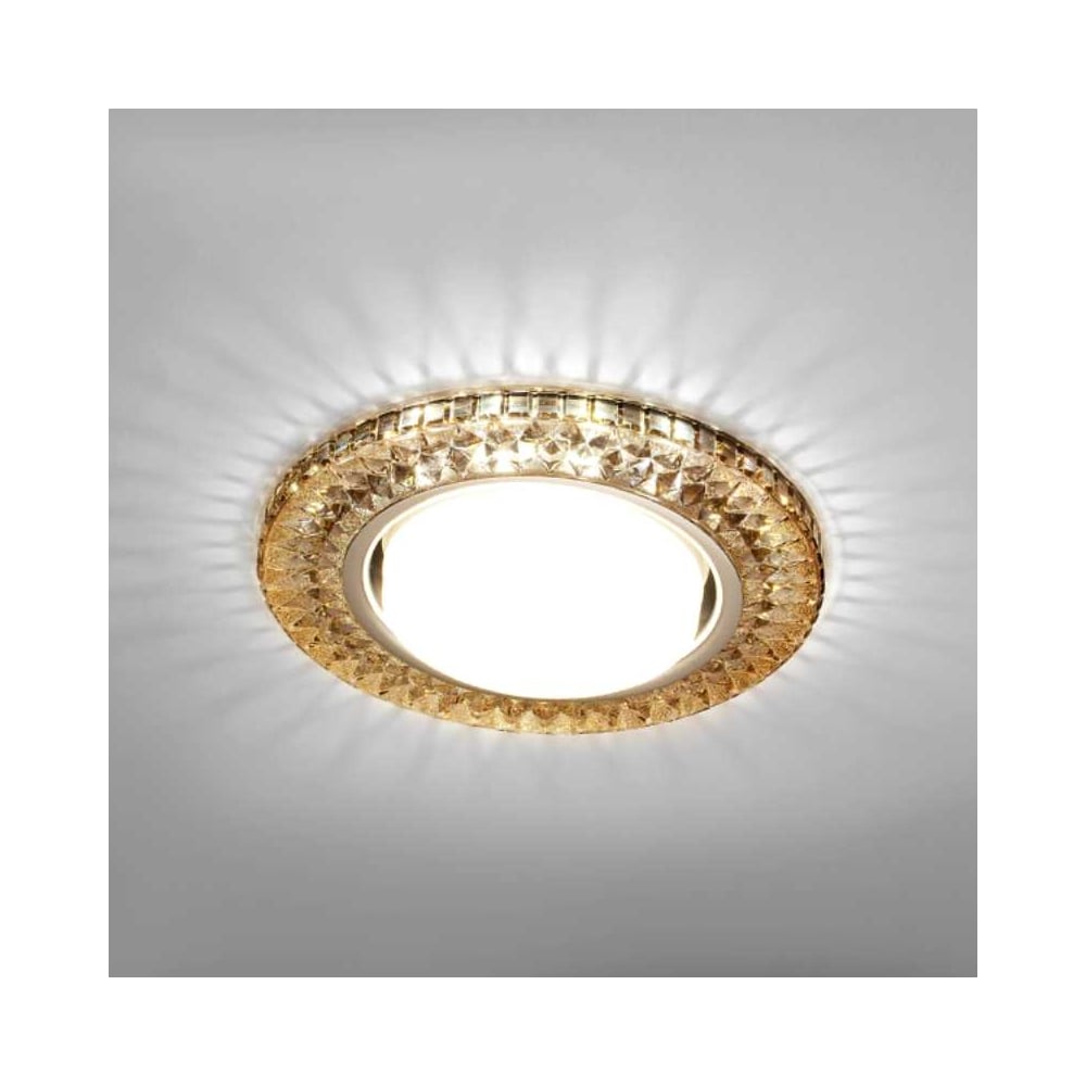 Изображение товара Потолочный светильник LightStandart Emilia LED 53 1 76 из полимера, чайный GX53+LED IT8691