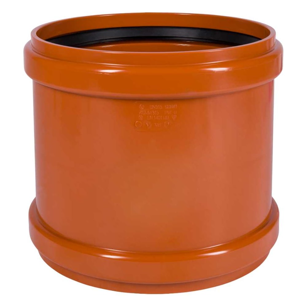 Изображение товара Двухраструбная муфта наружной канализации Ostendorf ПВХ 315 мм