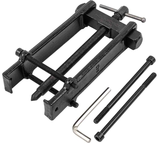 Изображение товара Двухлапый усиленный съемник с фиксацией стяжными болтами ROCKFORCE ширина захвата 35-80 мм RF-666A080(17193)