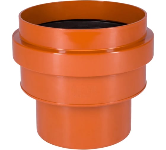 Изображение товара Переход на гладкий конец бетонной трубы Ostendorf для наружной канализации, ПВХ, 110 мм 220830