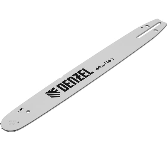 Изображение товара Шина для бензопилы DGS-4516P длина 40 см (16"), шаг 0.325", паз 1.5 мм, 64 звена Denzel 59814