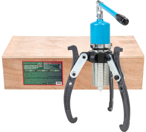Изображение товара Гидравлический двухтрехлапый переставной съемник ROCKFORCE 30т RF-6590630H(16136)
