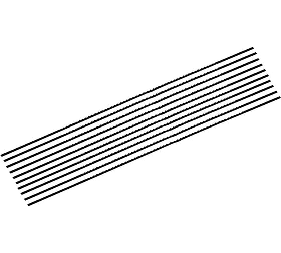 Изображение товара Полотна для лобзика по дереву, 130 мм, шаг 16TPI, упаковка 10 шт, блистер КОБАЛЬТ 917-612