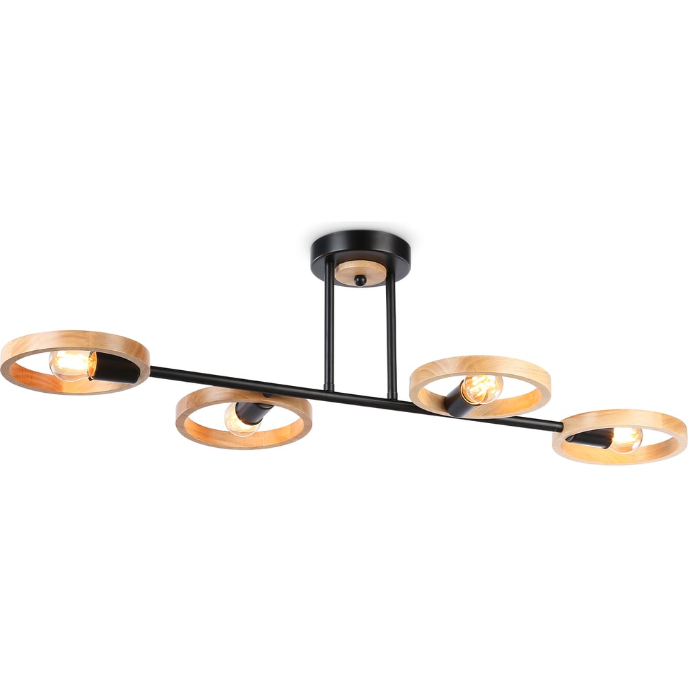 Изображение товара Подвесной светильник Ambrella Light TRADITIONAL TR8248 с деревянными плафонами и 4 лампами