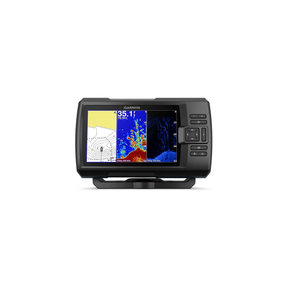 фото Эхолот с транцевым трансдьюсером garmin striker plus 7cv gt20 010-01873-01