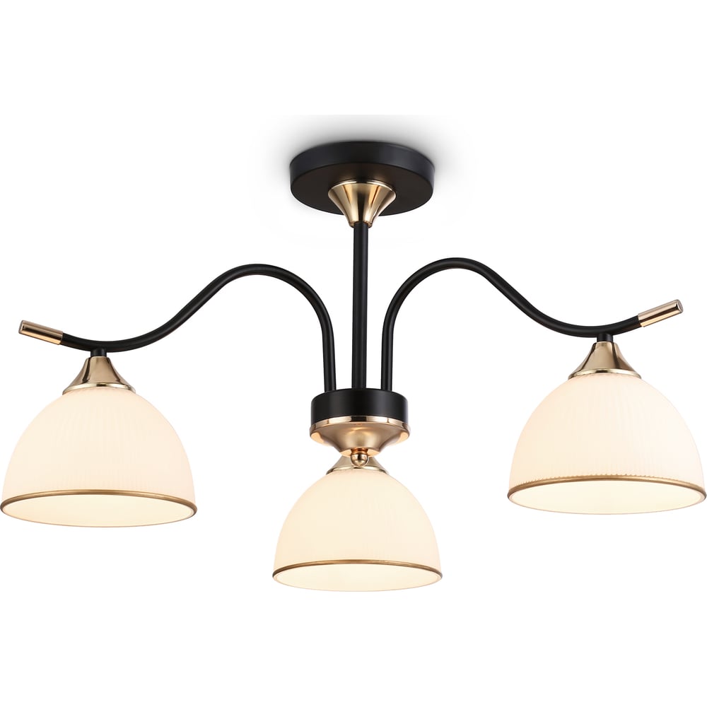Изображение товара Подвесной светильник Ambrella Light TRADITIONAL TR3161 3 лампы неоклассика стиль белый черный золот