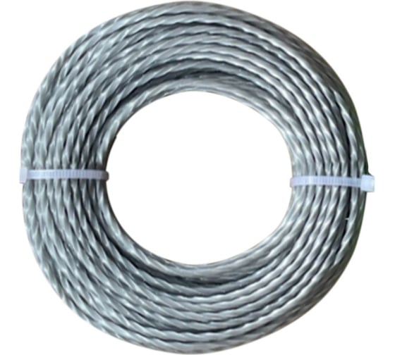 Изображение товара Леска для триммеров 2.4 мм, 15 м, квадрат перекрученный PARK 990630