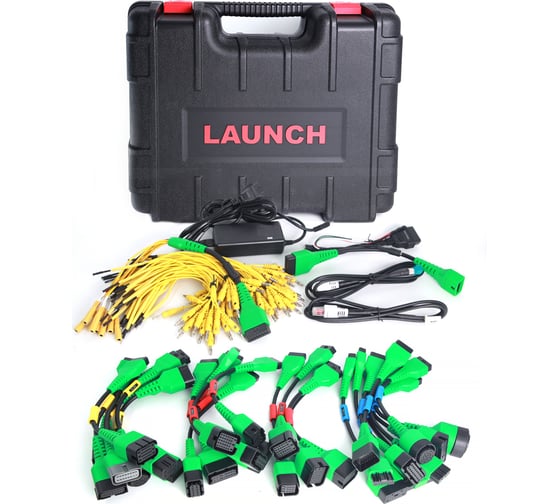 Изображение товара Набор кабелей и ПО для обслуживания АКБ электроавтомобилей EV Diagnosis KIT Launch LNC-166
