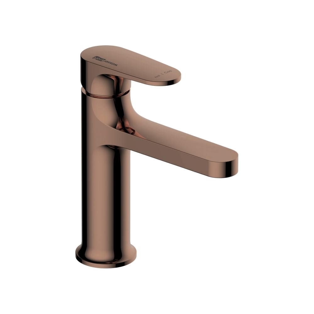 Изображение товара Современный однорычажный смеситель WasserKraft Asphe 7703 для умывальника розовое золото