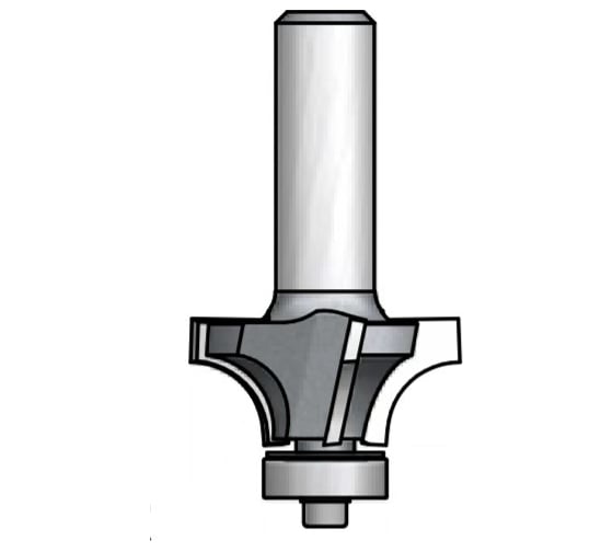 Изображение товара Фреза радиусная для твердых материалов (R 9.5 мм, 66 мм, хвостовик 12 мм) WPW RWG1002