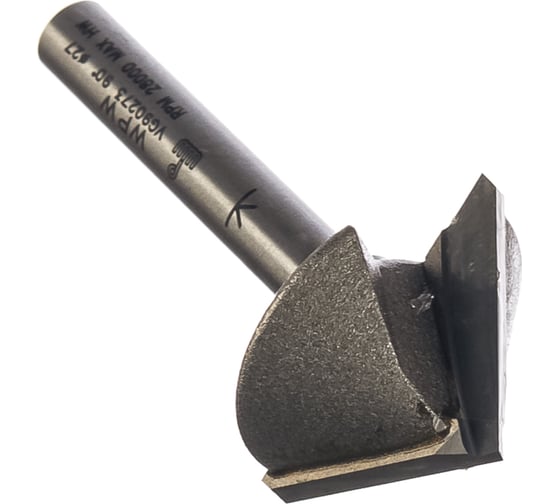 Изображение товара Фреза пазовая 90 градусов (26 мм, 50 мм, хвостовик 6 мм) для гибки гипсокартона WPW VG90273