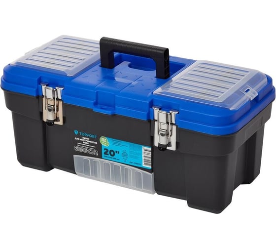 Изображение товара Ящик для инструментов Topfort prof 20 с металлическими замками 1786771