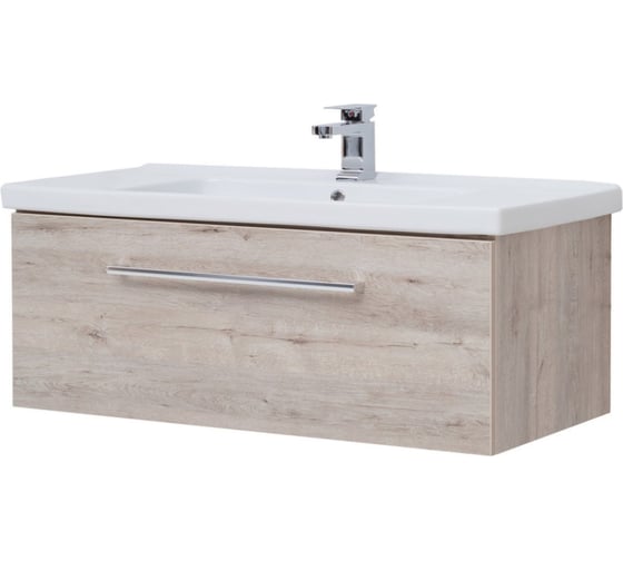 Изображение товара Подвесная тумба Dreja Rus BIG INN 100 под умывальник Гармония 100, дуб кантри/ЛДСП 77.0206D