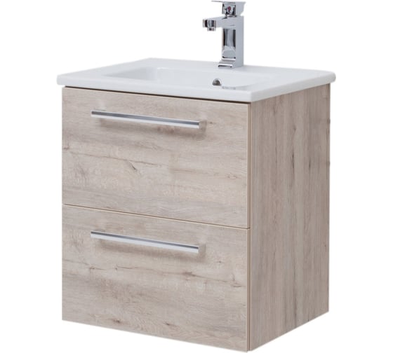 Изображение товара Подвесная тумба Dreja Rus GIO 60 под умывальник Эйфория-60, дуб кантри/ЛДСП 77.0102D