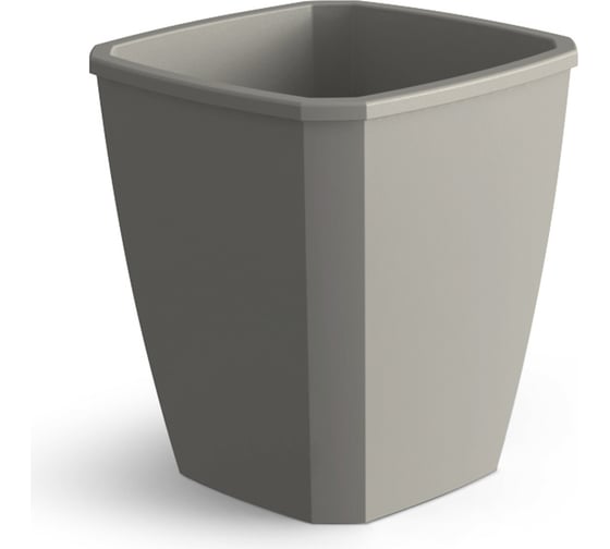 Изображение товара Квадратное кашпо Martika с дренажной вставкой Лаунж 2.4 л, пыльно-серое С371ПСЕР