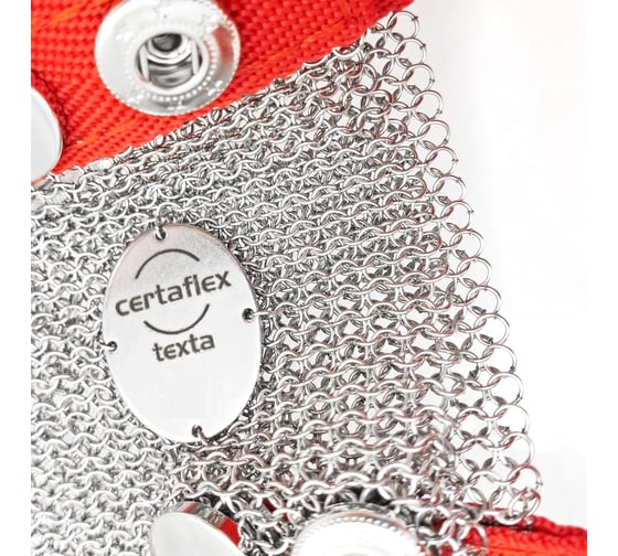 Изображение товара Трехпалая кольчужная перчатка с текстильным ремешком Certaflex TEXTA р. L CT0003009L