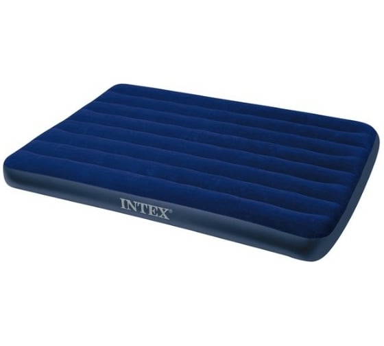 Изображение товара Надувной матрас Intex Classic Downy Airbed Fiber-Tech, 137х191х25 см 64758