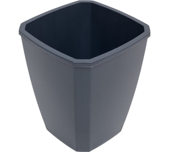 Изображение товара Квадратное кашпо Martika Лаунж с дренажной вставкой, 4 л, чернильно-серое, С372ЧСЕР