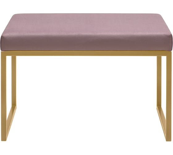Изображение товара Банкетка GreenWeen ALBA SMART золотая, Dusty Pink, 650x350x450 GW-ALBASMART-DP-650G