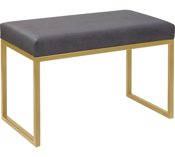 Изображение товара Банкетка GreenWeen ALBA SMART золотая, Light Blue, 650x350x450 GW-ALBASMART-LB-650G