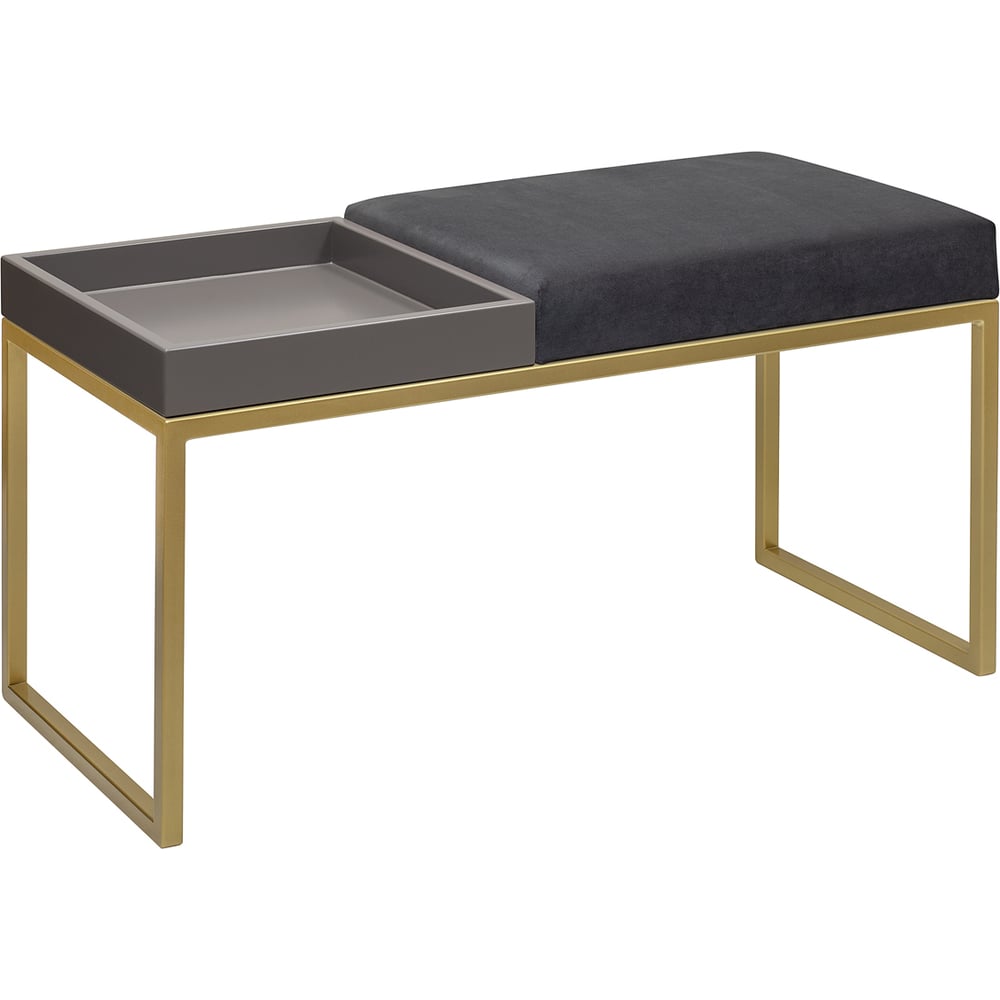 Изображение товара Банкетка GreenWeen ALBA BOX золотая с местом для хранения 850x400x450 мм