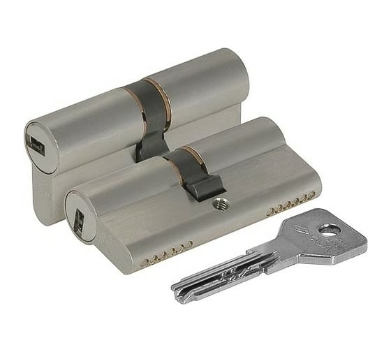 Изображение товара Цилиндровый механизм CISA ASIX OE300-21.12 90 мм/35+10+45, НИКЕЛЬ 10362