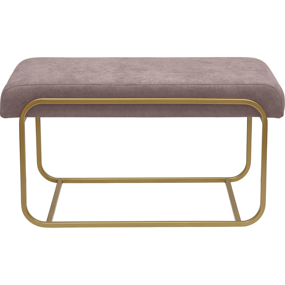 Изображение товара Золотая банкетка GreenWeen SIENA MINI в стиле современный, ткань, металл