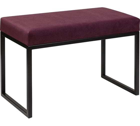 Изображение товара Банкетка GreenWeen ALBA SMART черная, Marsala, 650x350x450 GW-ALBASMART-MARS-650B