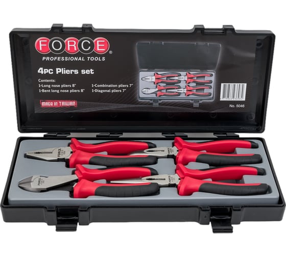 Изображение товара Набор шарнирно-губцевого инструмента FORCE 5046