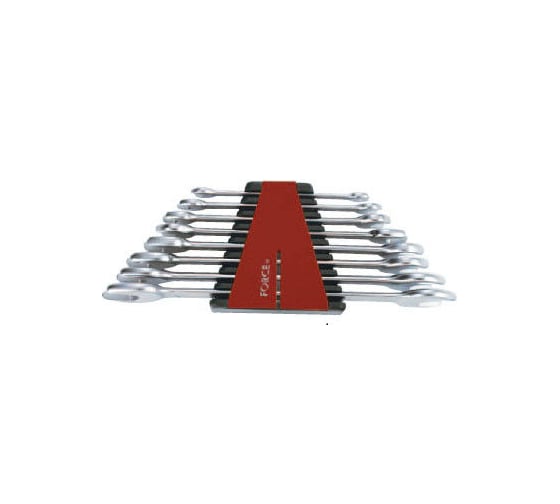 Изображение товара Набор гаечных рожковых ключей 8 предметов 6-22мм FORCE 5084