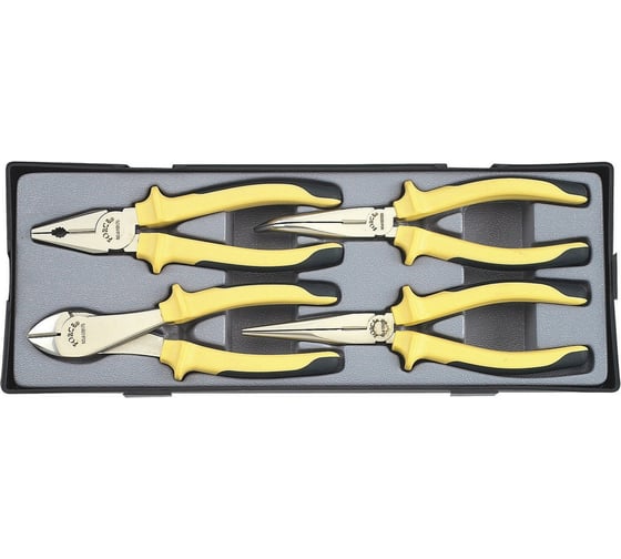 Изображение товара Набор шарнирно-губцевого инструмента 4предмета FORCE T5046