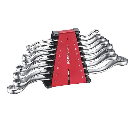 Изображение товара Набор накидных ключей 45 градусов FORCE 5088-8