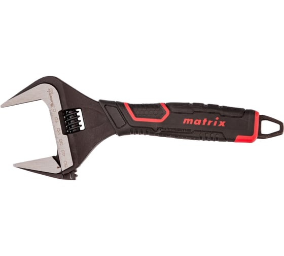 Изображение товара Разводной ключ MATRIX PRO тонкие губки фосфатированный 2-х компонентная рукоятка 250 мм 15578