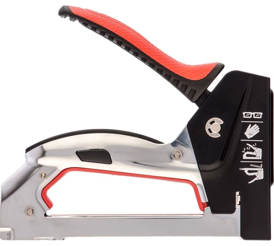 Изображение товара Мебельный стальной степлер MATRIX PRO быстрая загрузка тип скобы 53 6-10 мм 40916