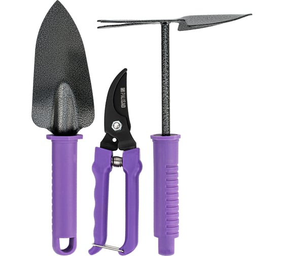 Изображение товара Набор инструмента с секатором PALISAD пластиковая рукоятка 62904