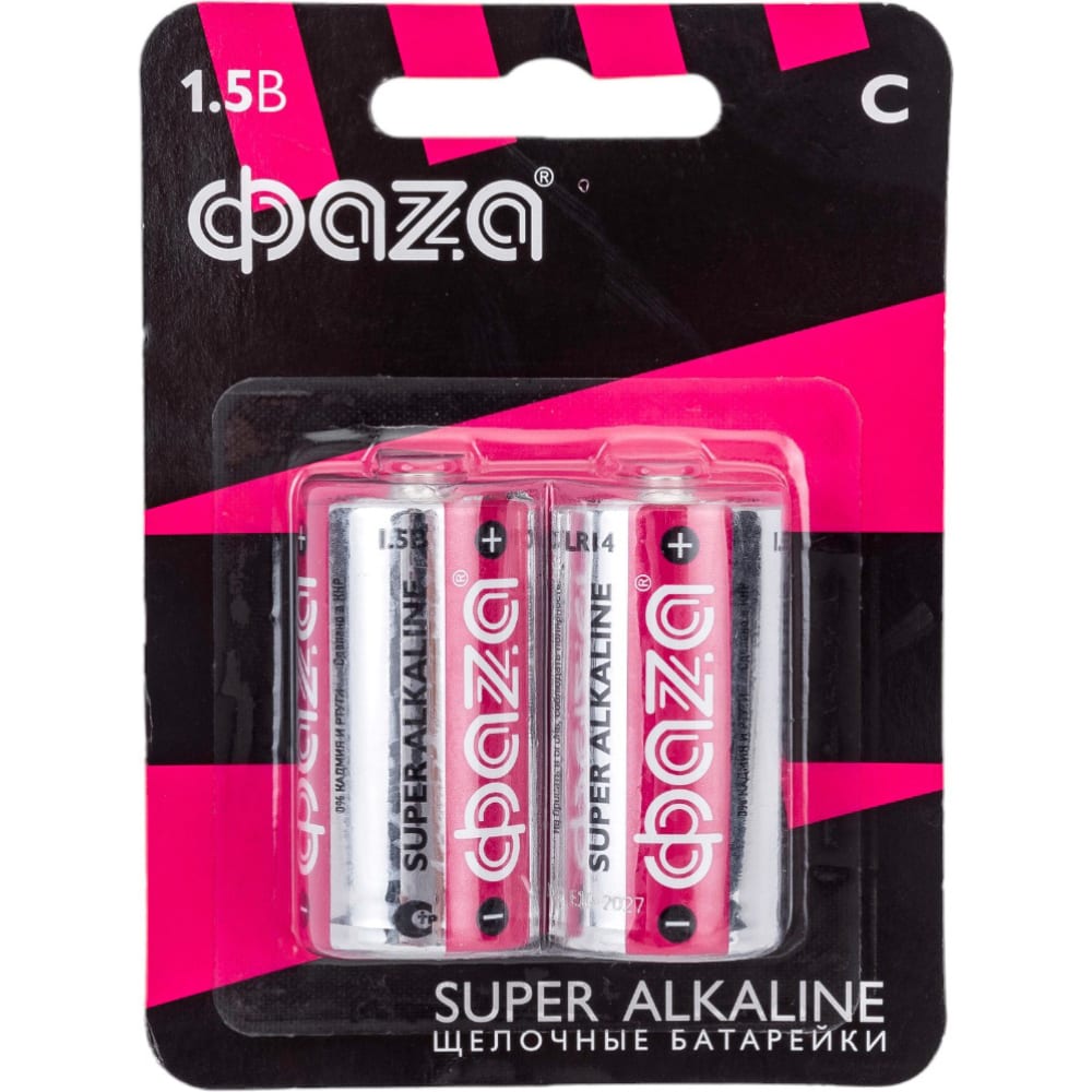 Алкалиновая батарейка ФАZА батарейка фаzа аа lr06 lr6 super alkaline алкалиновая блистер 12 шт 2854582