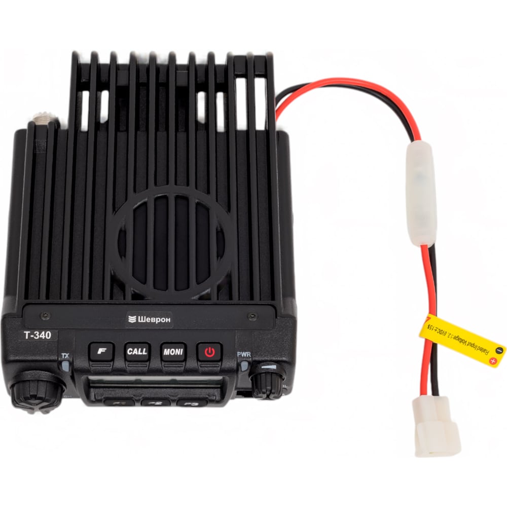 Изображение товара Автомобильная радиостанция Шеврон т-340 UM Т-340UM с диапазоном 400-470 МГц и мощностью 50 Вт