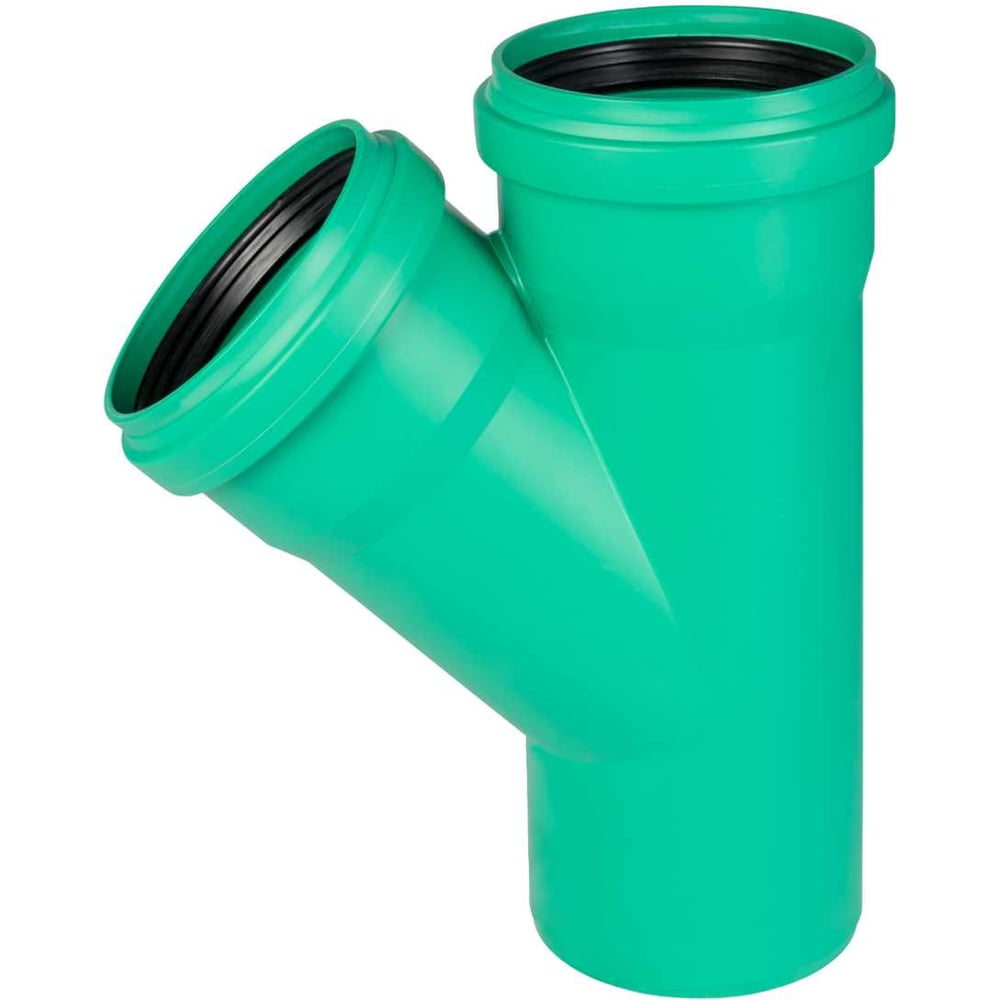 Изображение товара Тройник ливневой канализации Ostendorf 160/160, 45 градусов для напорных и ливневых систем
